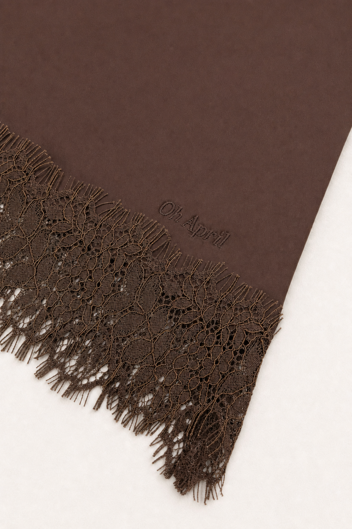 Tami Satin Top Dark Brown