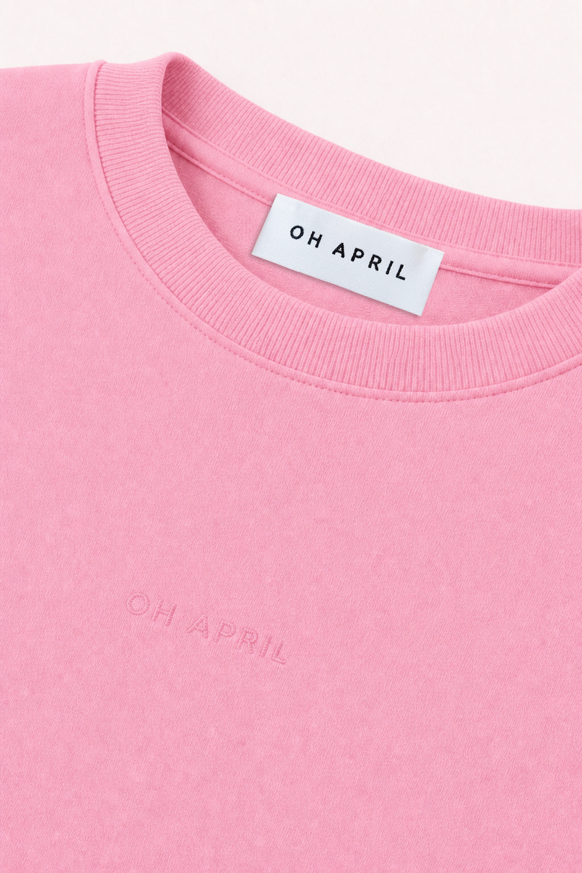 Karo Short Sleeve Sweater Light Pink