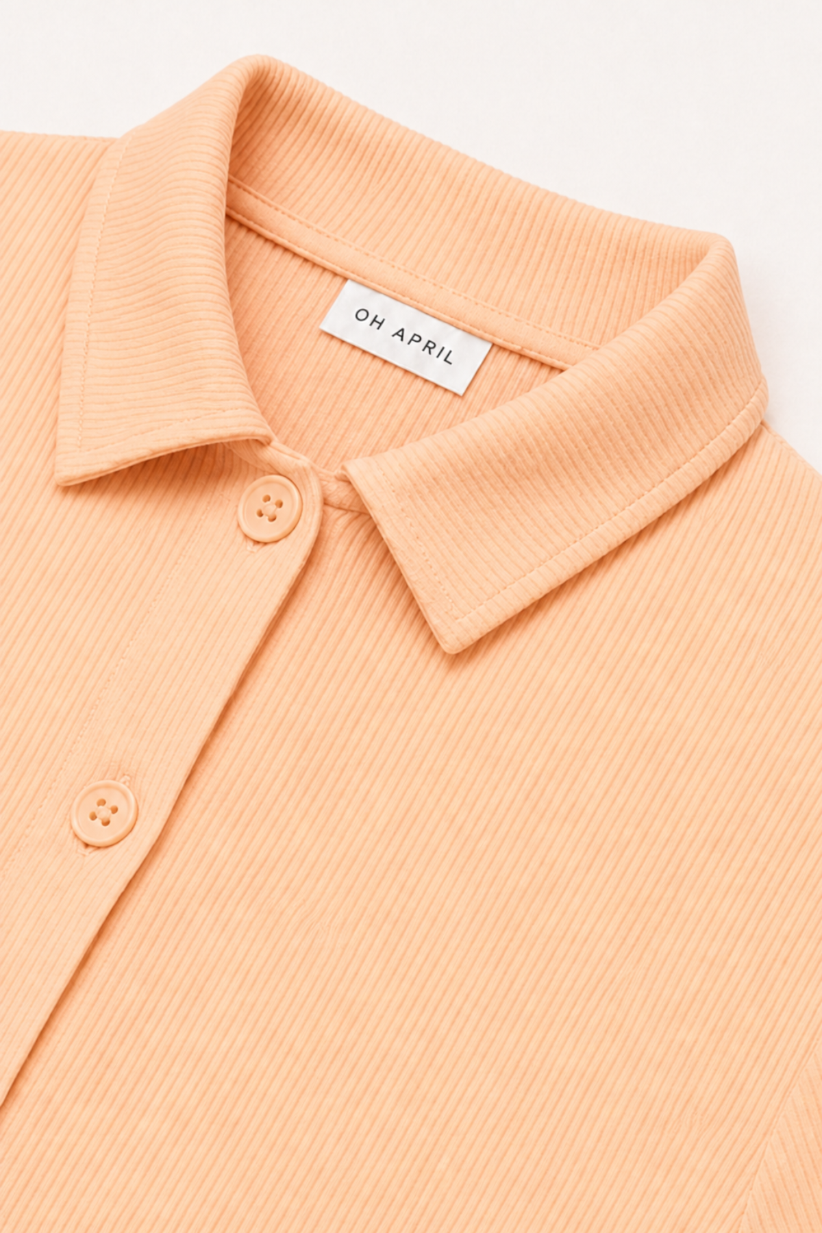 Fleur Short Sleeve Blouse Peach