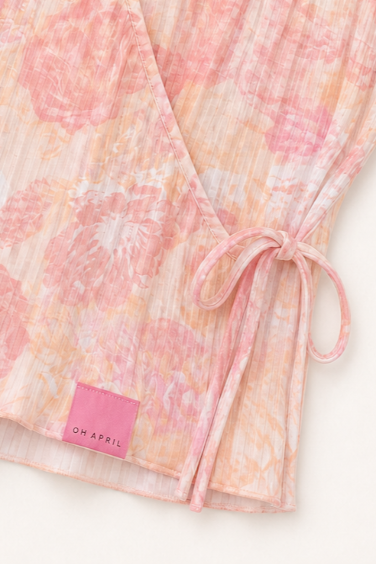 Solin Plissee Top Soft Floral
