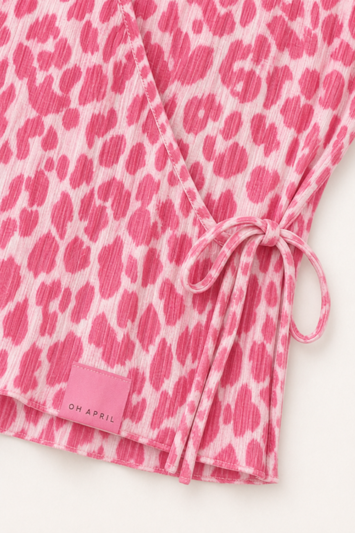 Solin Plissee Top Leo Raspberry