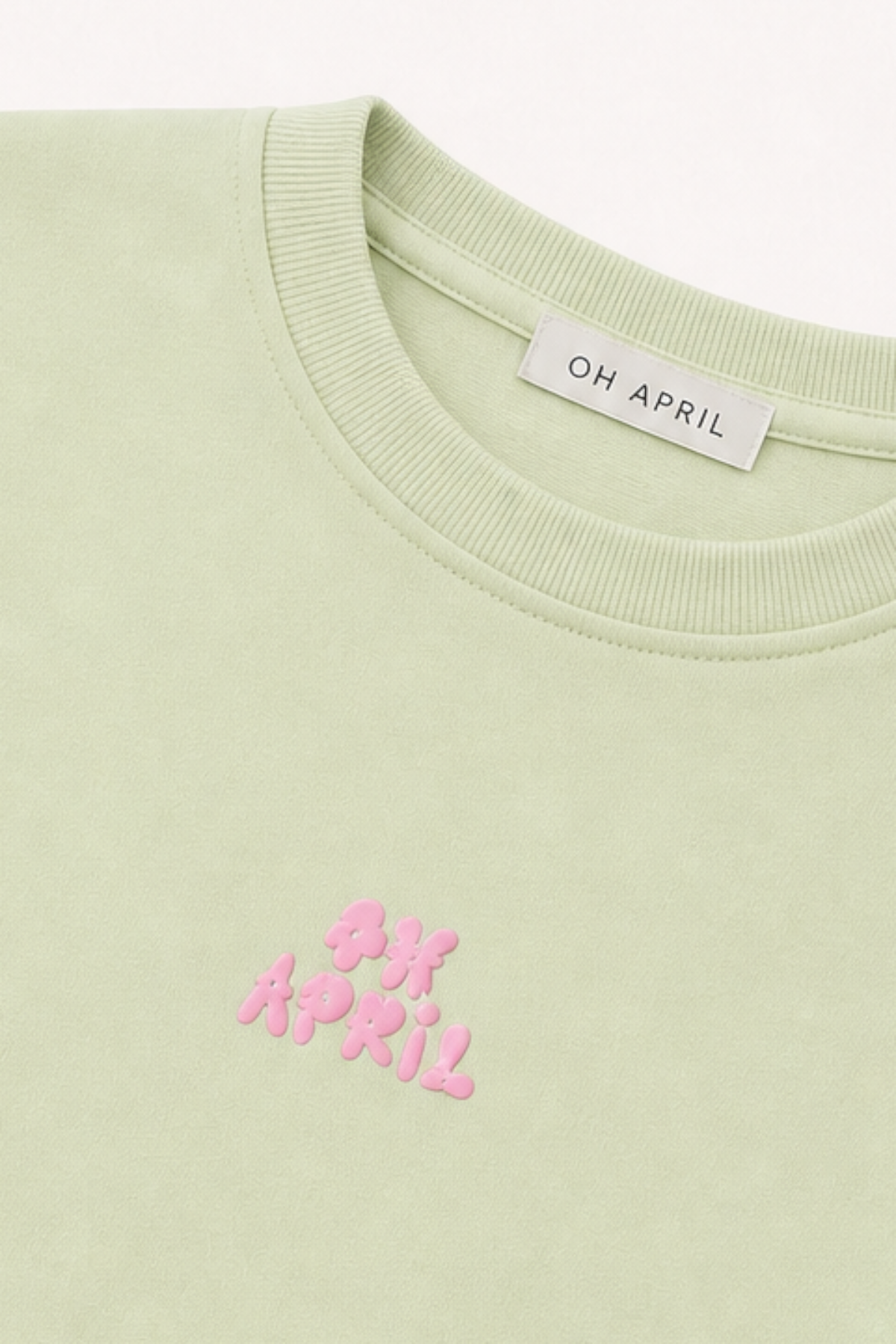 Ella Boxy T-Shirt Mint Green Acid