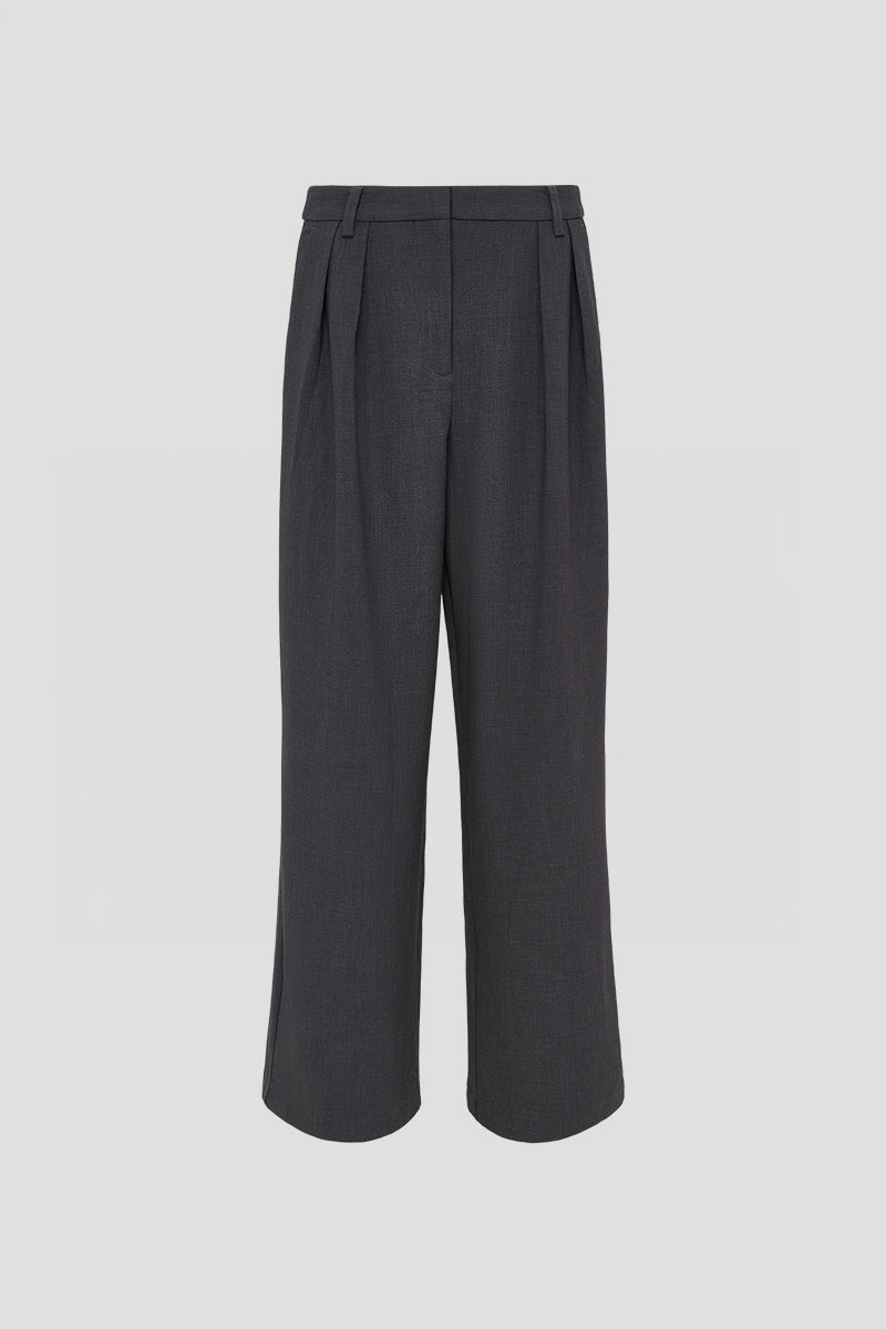 Franja Pants Dark Grey Melange
