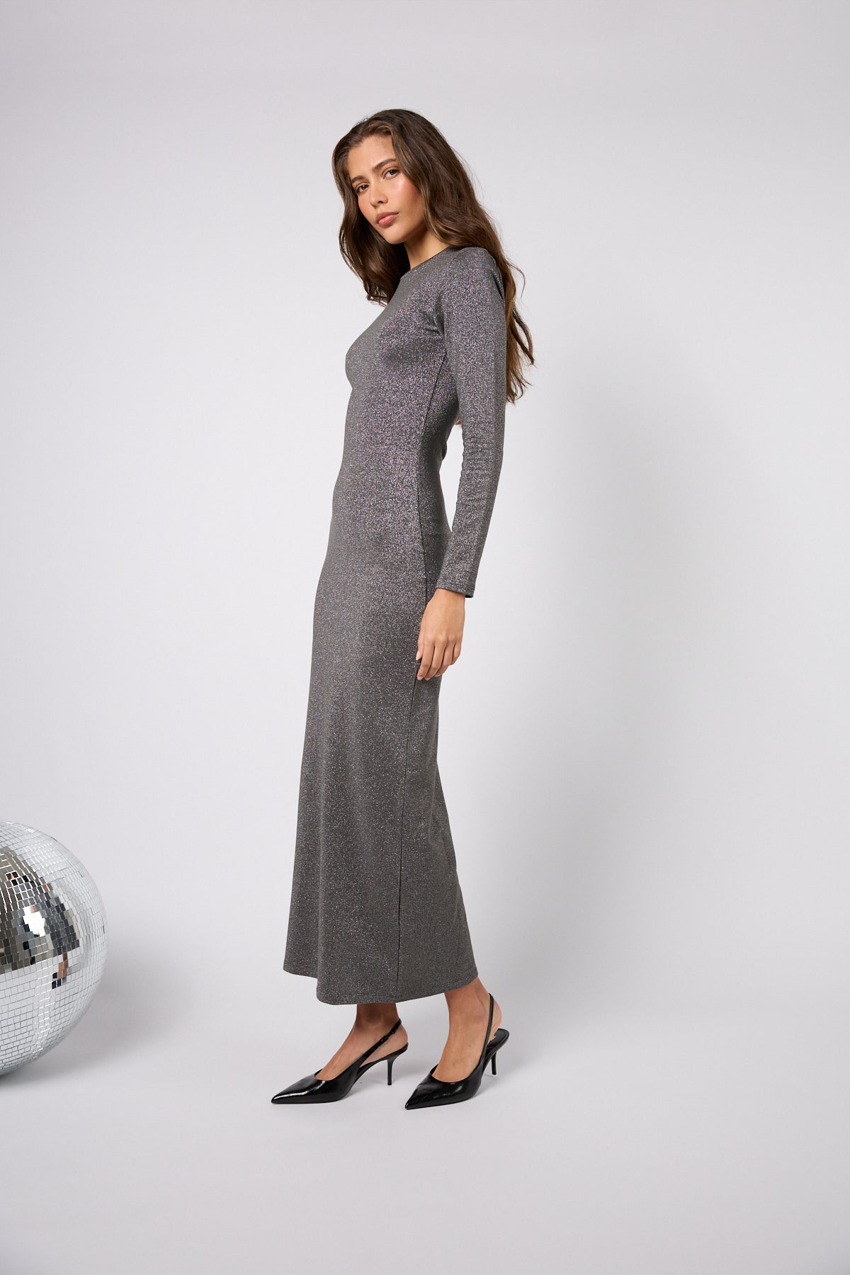 Frida Bodycon Dress Graphite