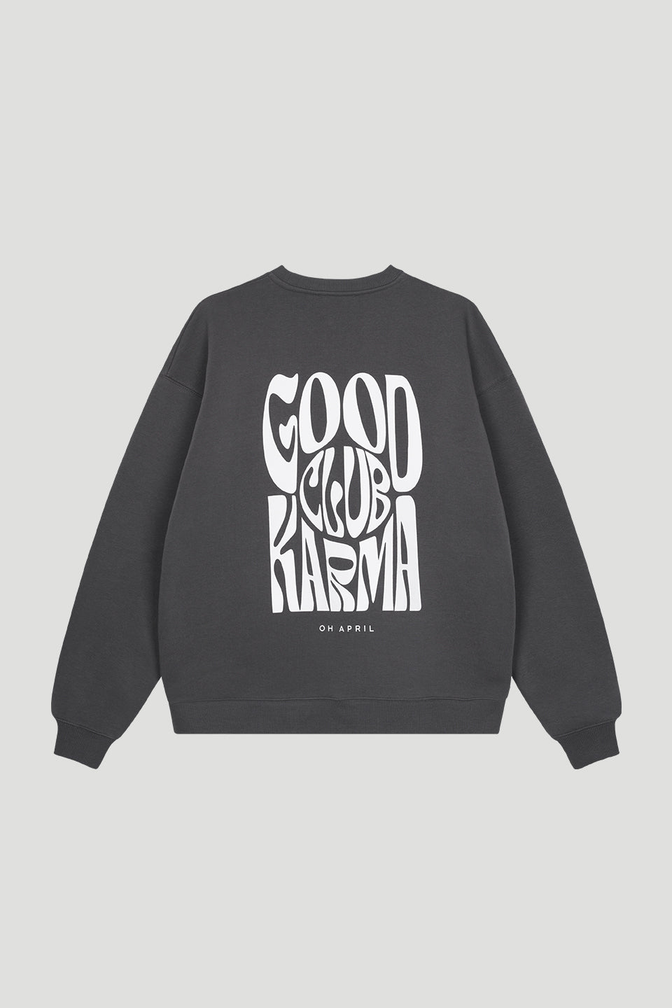 Oversized Sweater Anthracite Good Karma Club