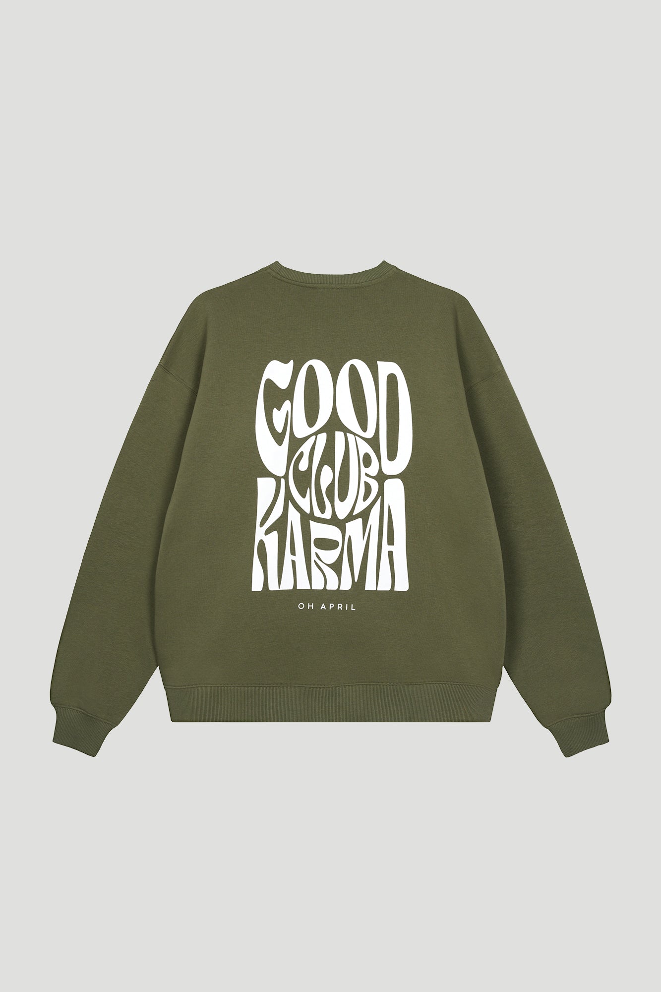 Oversized Sweater Olive Good Karma Club