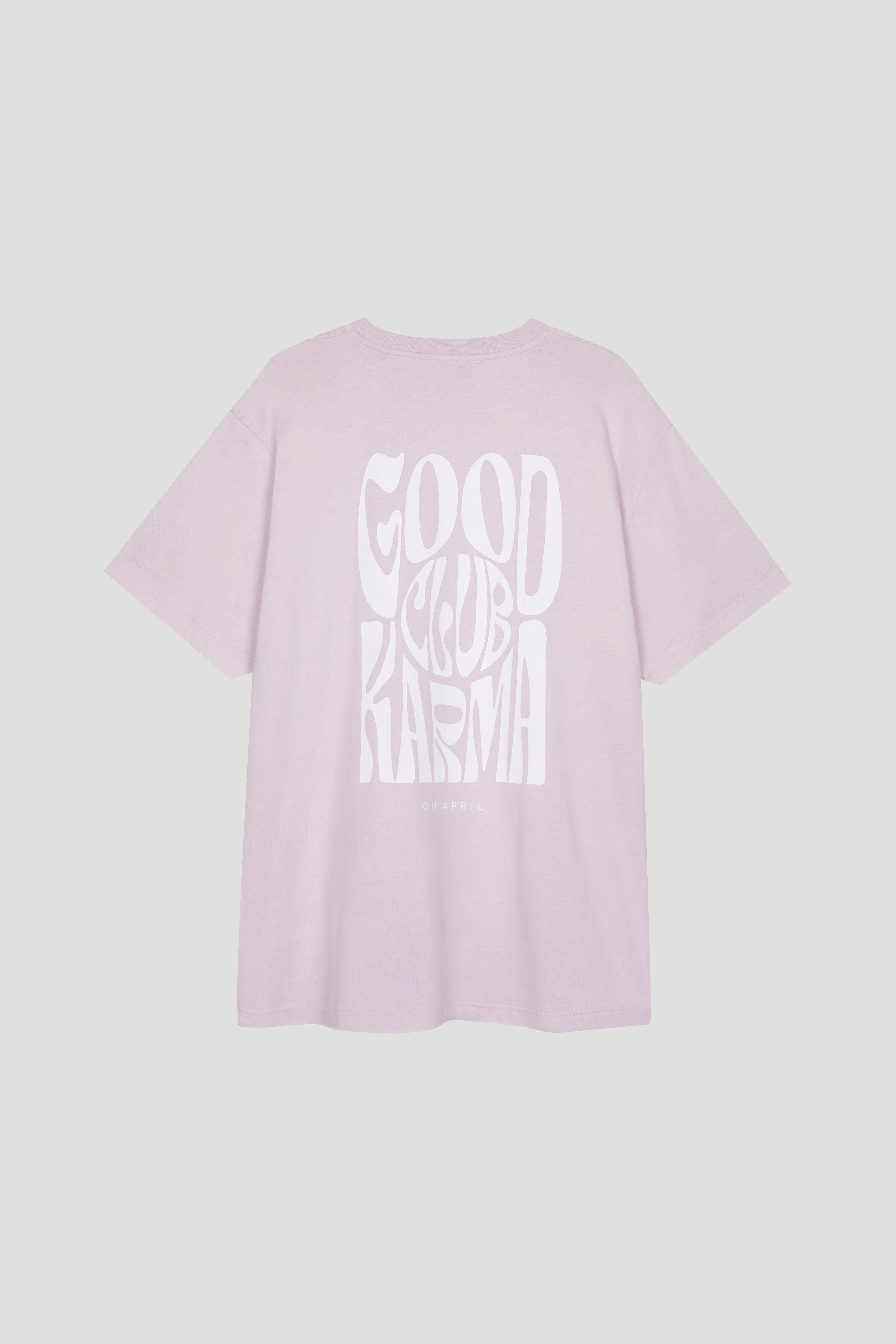Boyfriend T-Shirt Lilac Good Karma Club