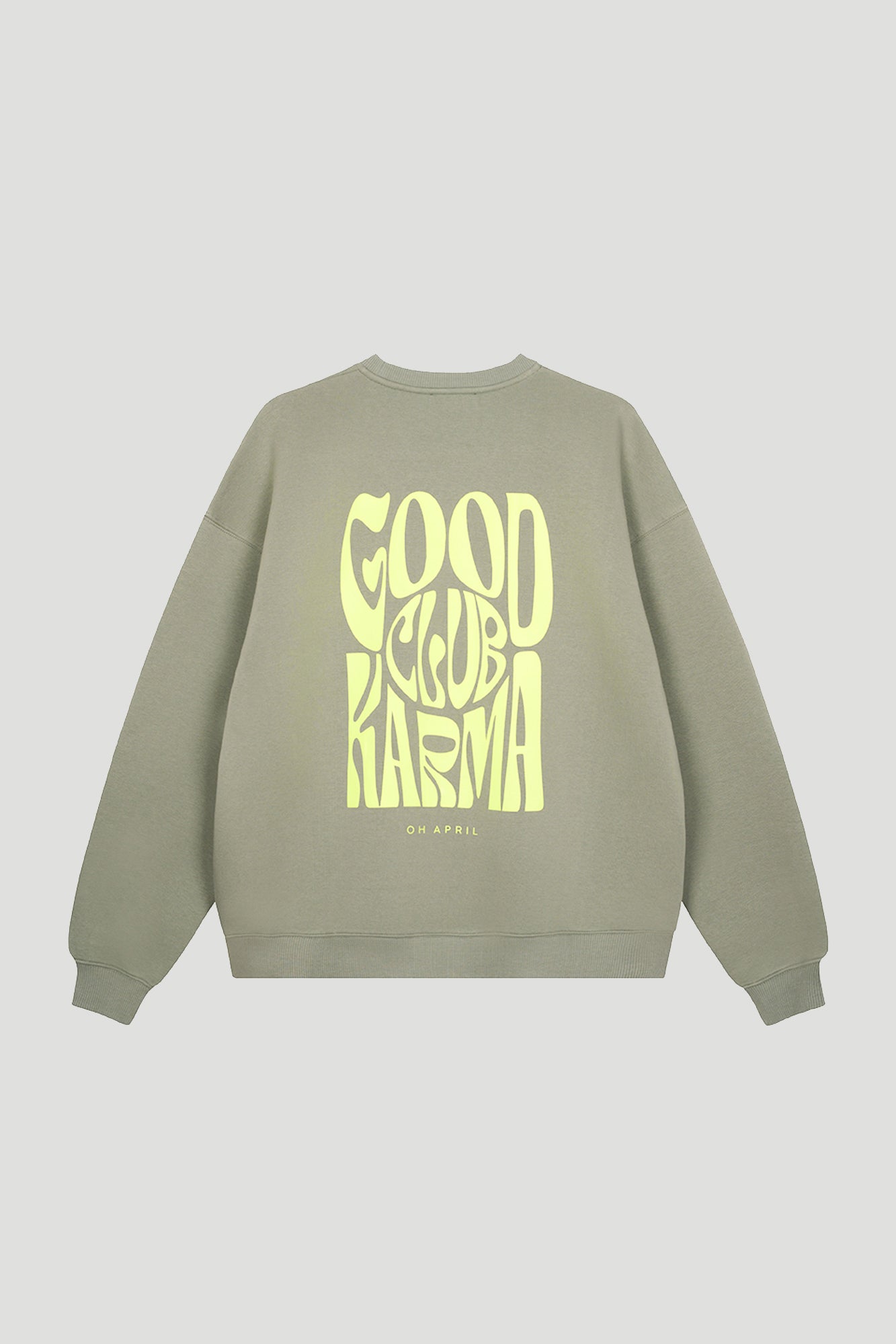 Oversized Sweater Sage Good Karma Club