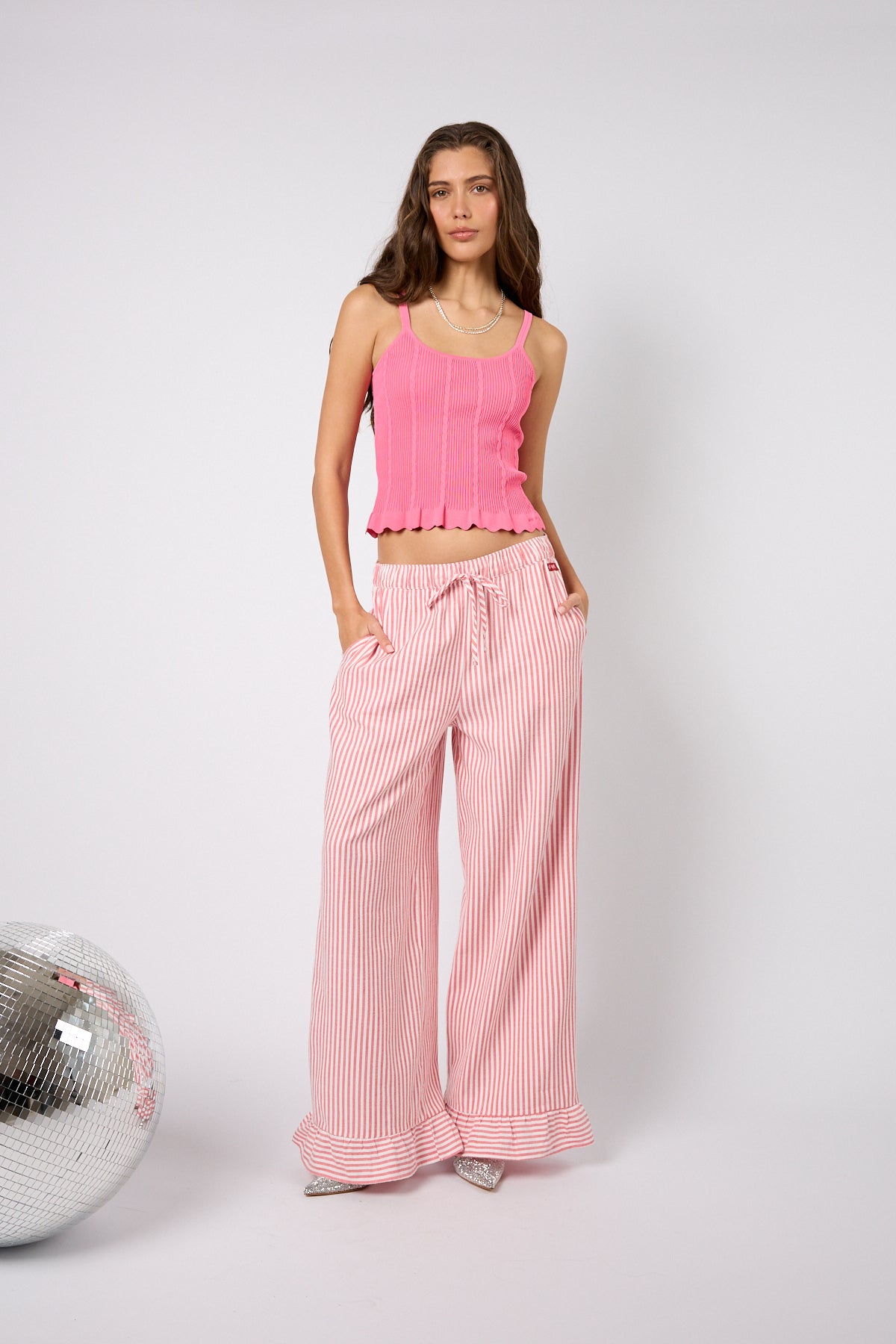 Glinda Top Dark Rose