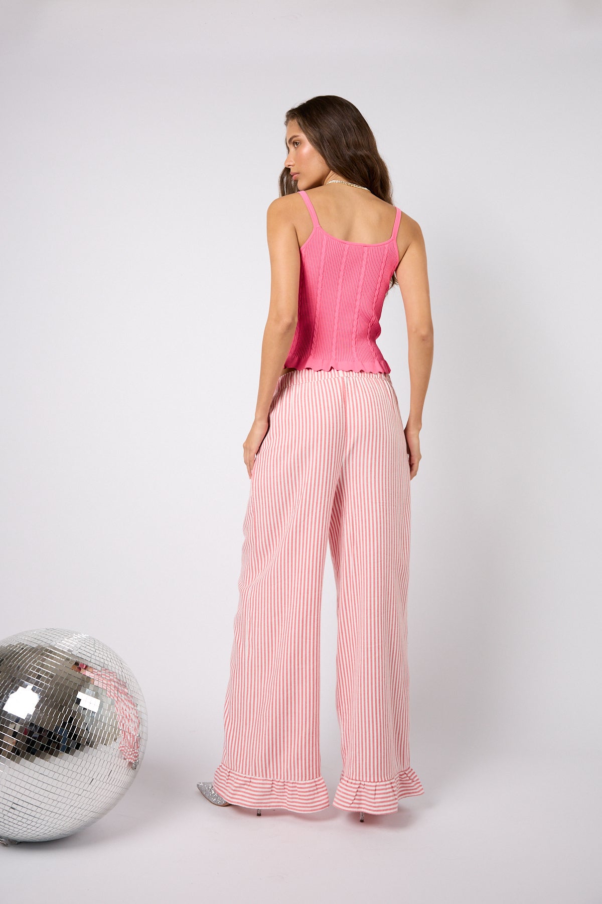 Glinda Top Dark Rose