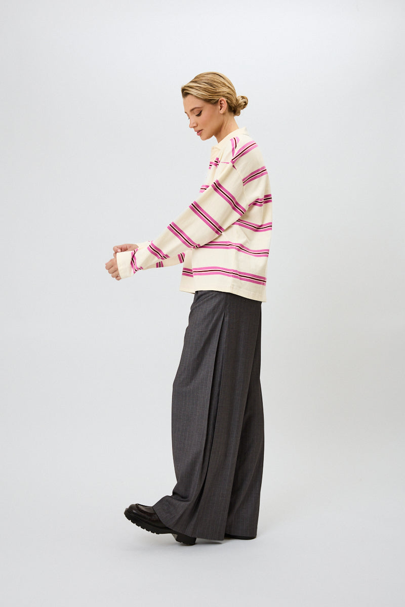 Jolina Polo Candy Stripe