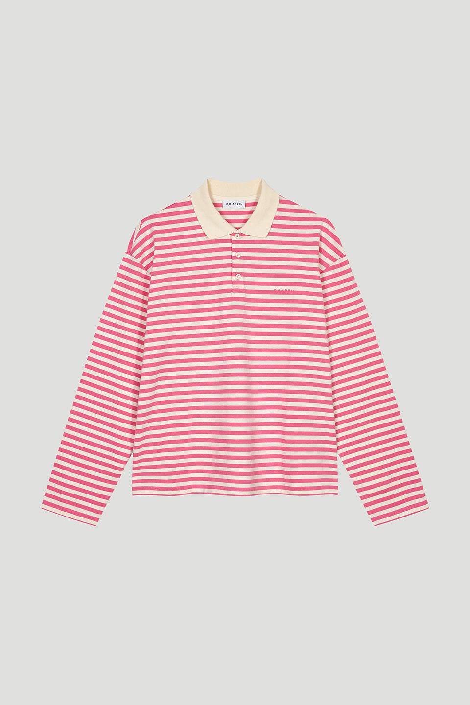 Jolina Polo Dark Rose/Beige