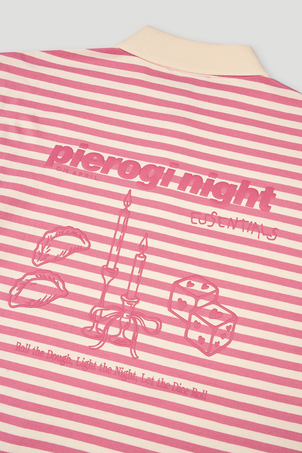 Jolina Polo Dark Rose/Beige