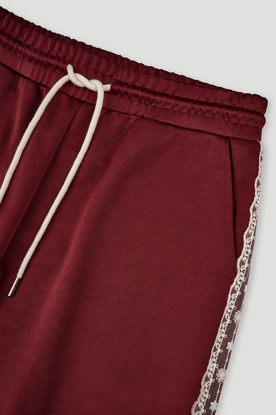 Kael Lace Trackpants Merlot