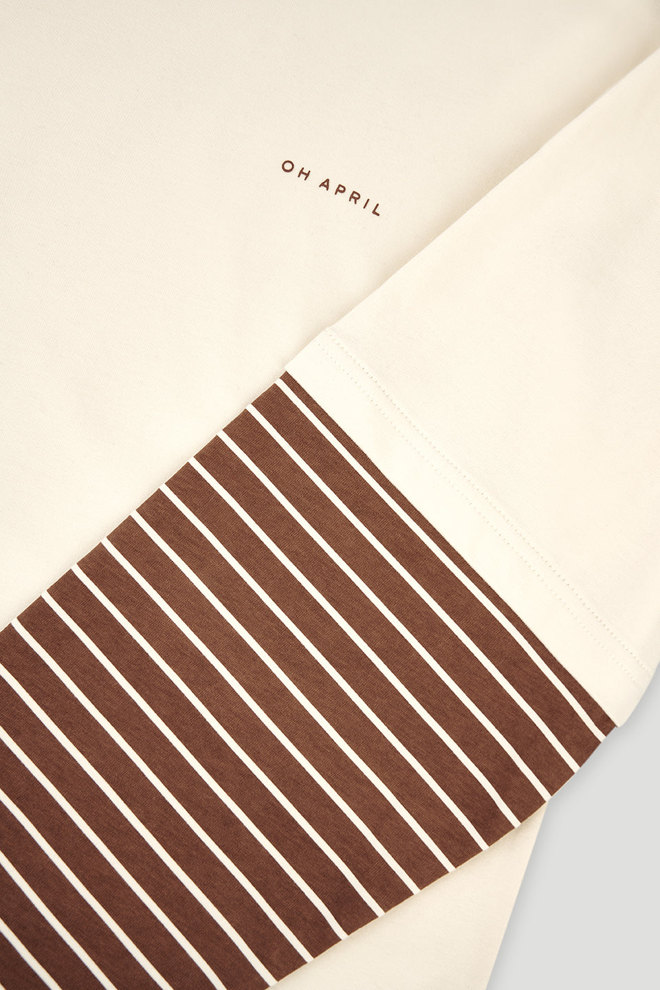 Layered BF T-Shirt Beige