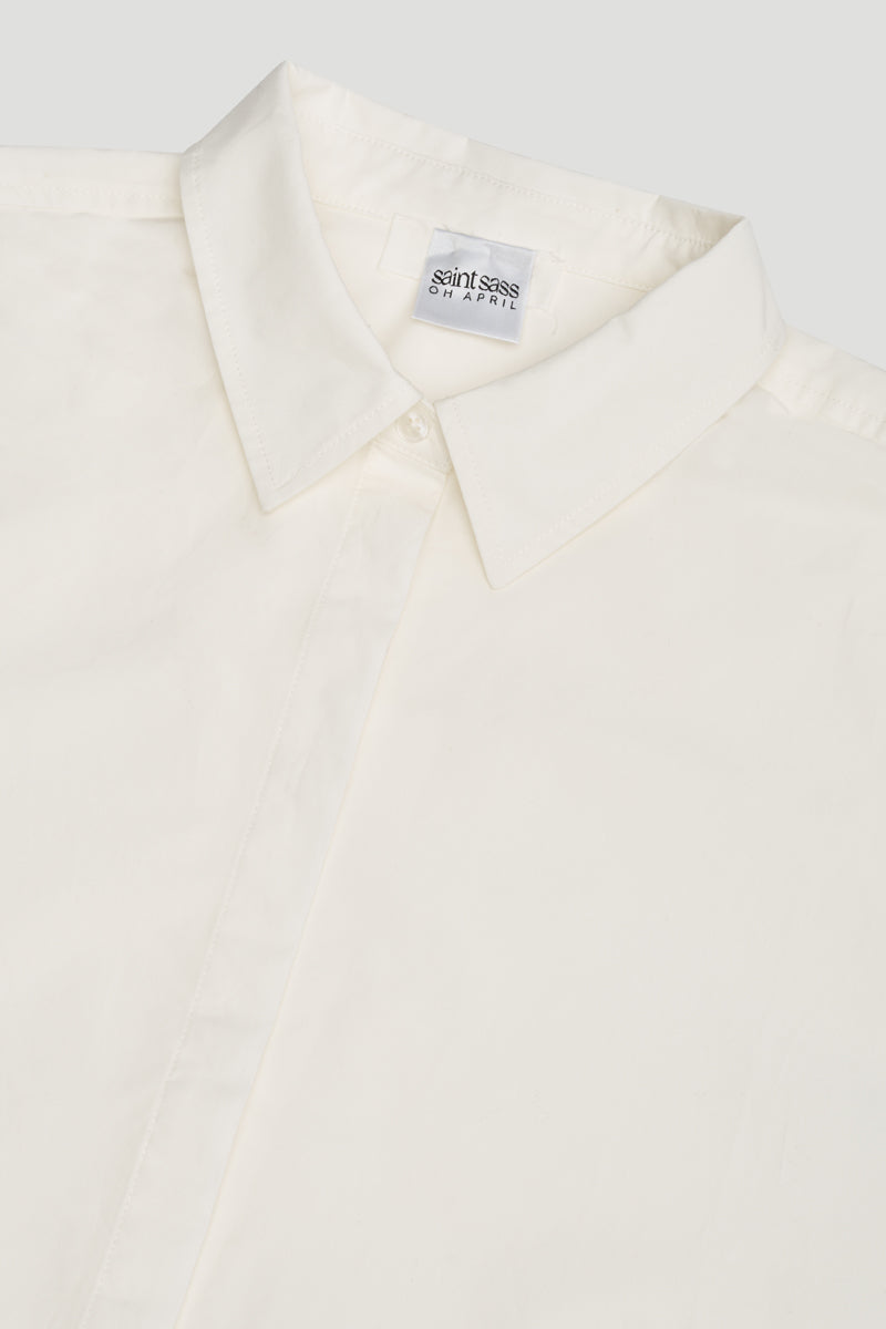 Leya Oversized Shirt Warm White