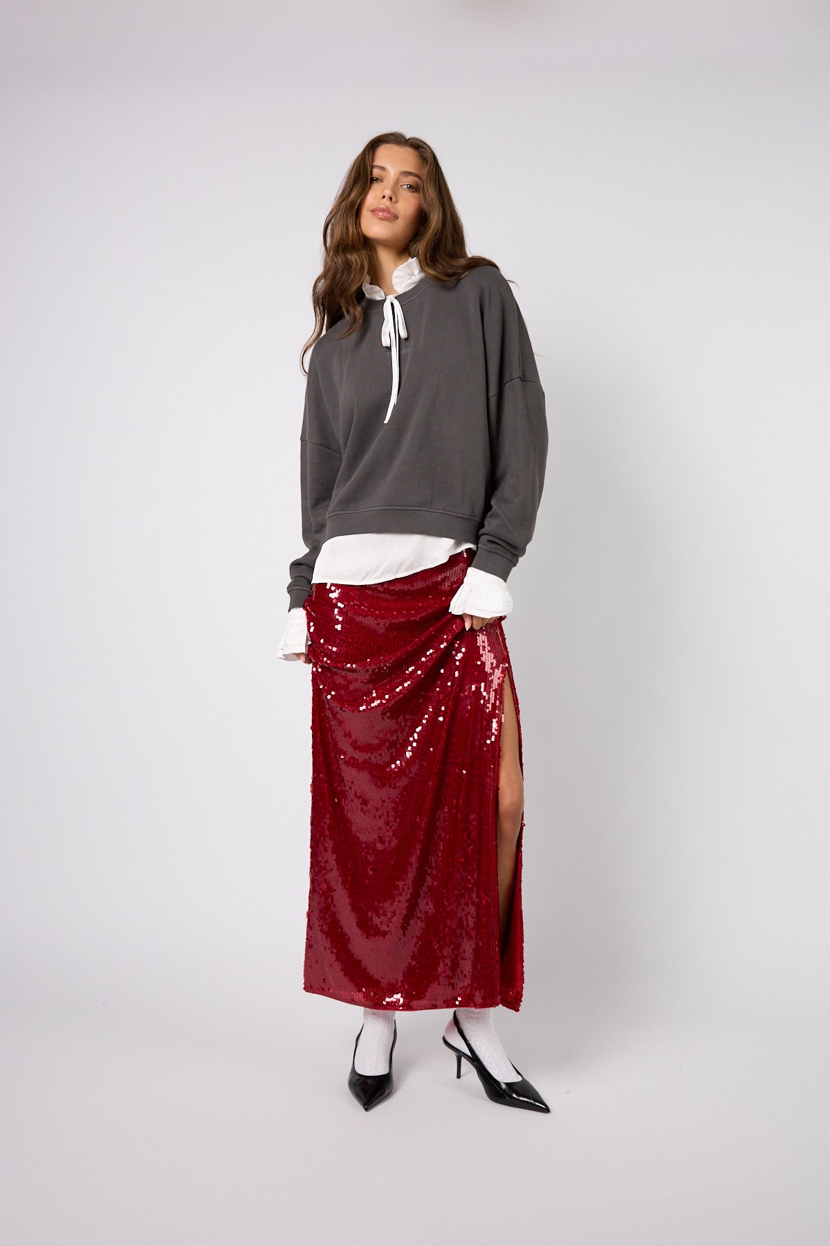 Light Sweater Love Season Graphite