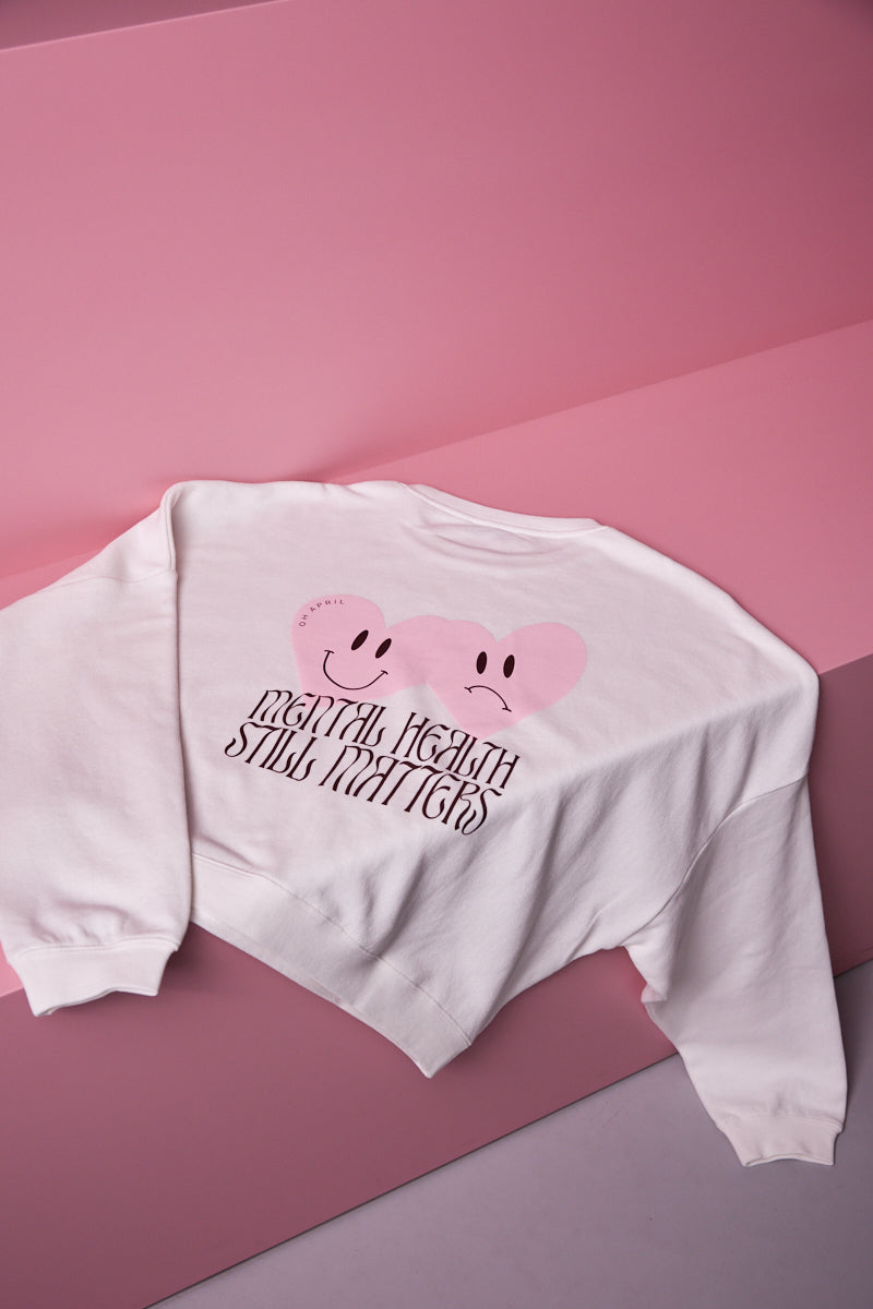 Light Sweater Mental Health White