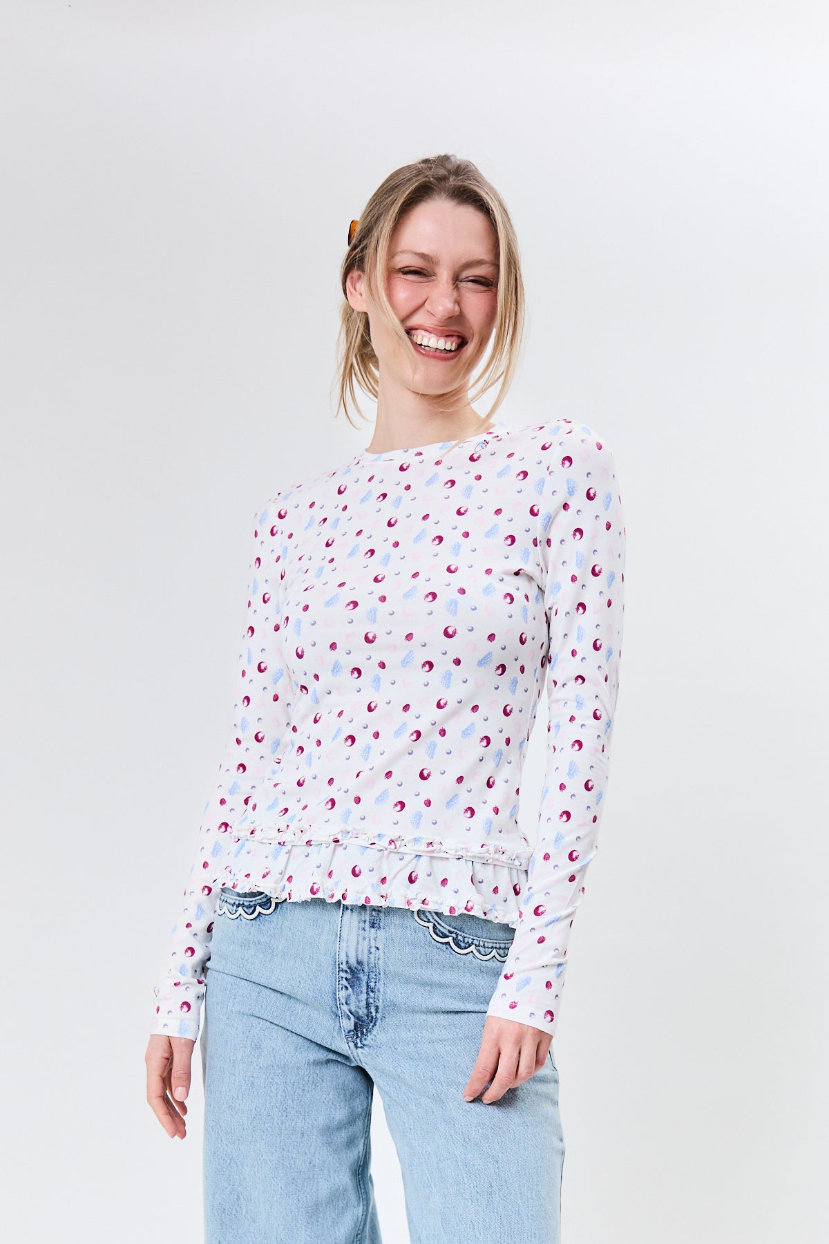 Mariella Longsleeve Multicolor Fruit