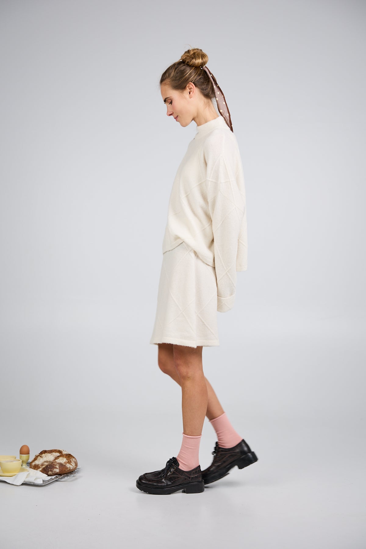 May A-Line Skirt Off White