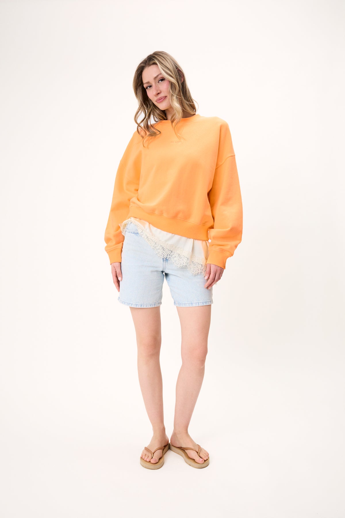 Regular Sweater Soft Life Peach