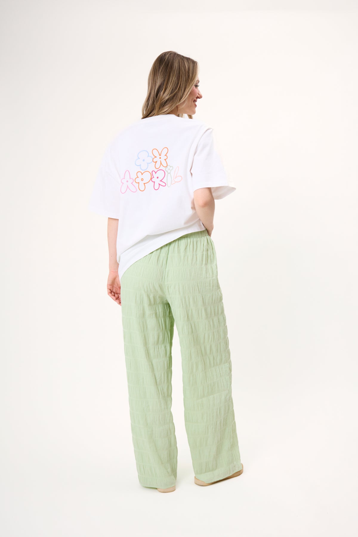 BF T-Shirt Flower White