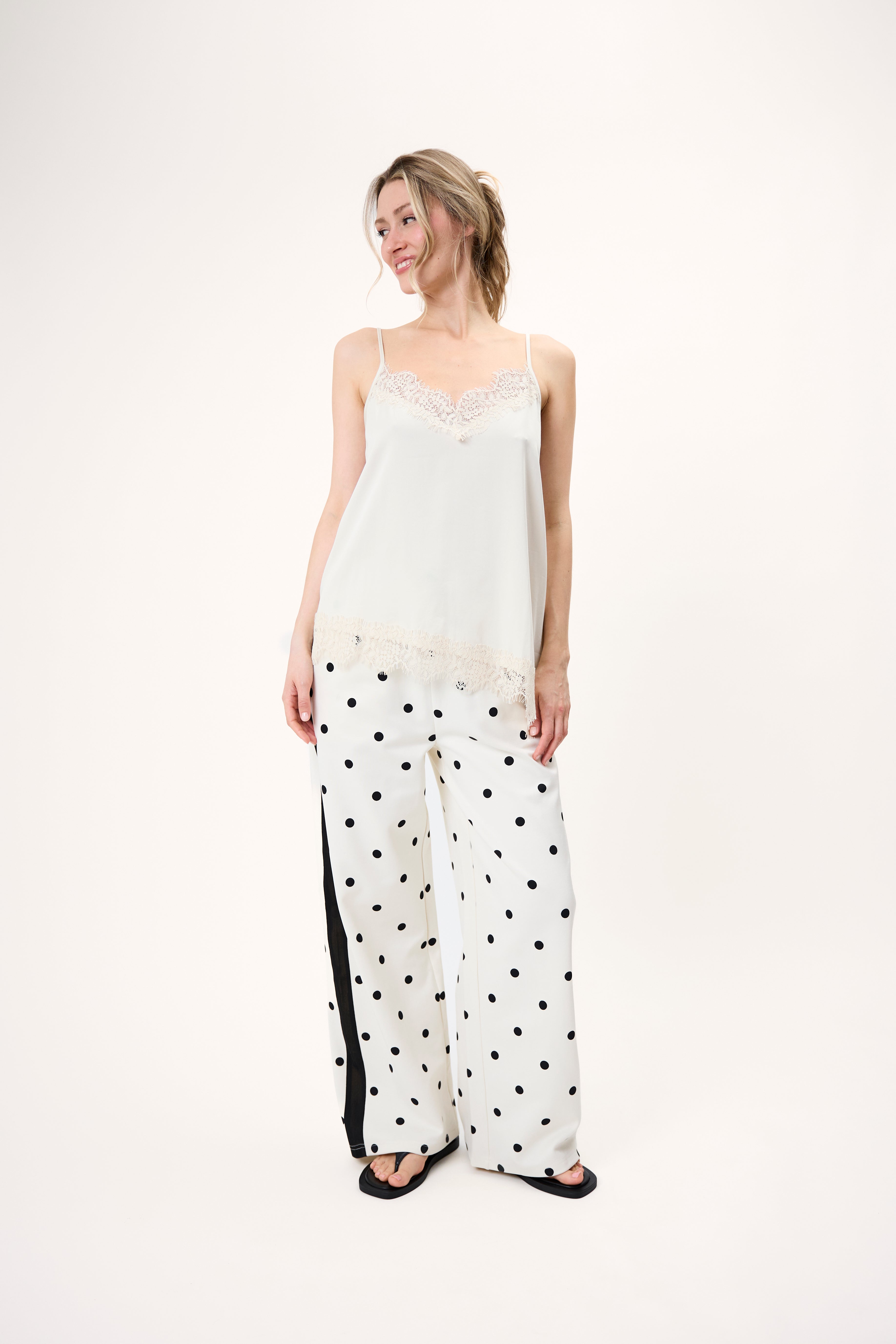 Tami Satin Top Off White