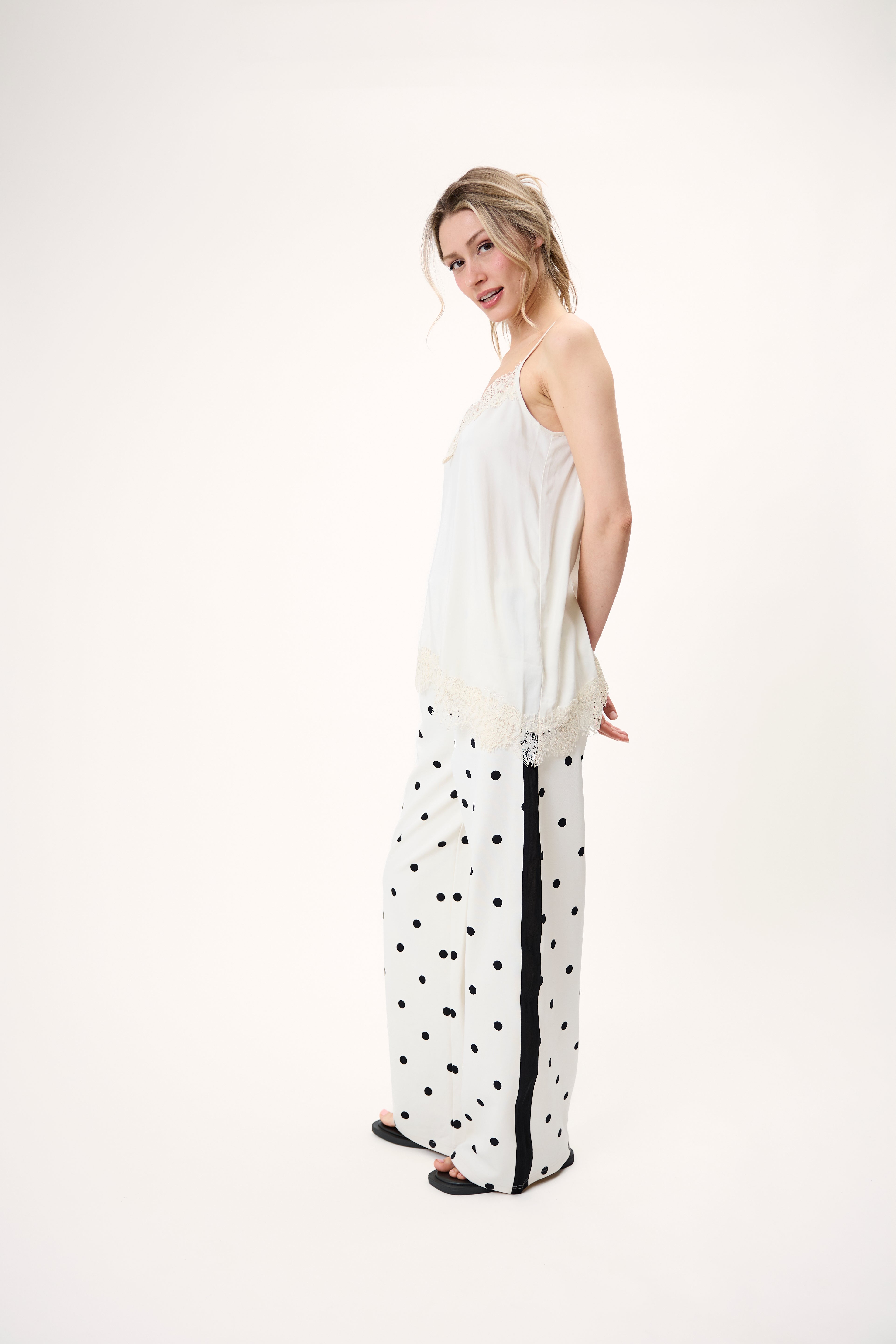 Tami Satin Top Off White