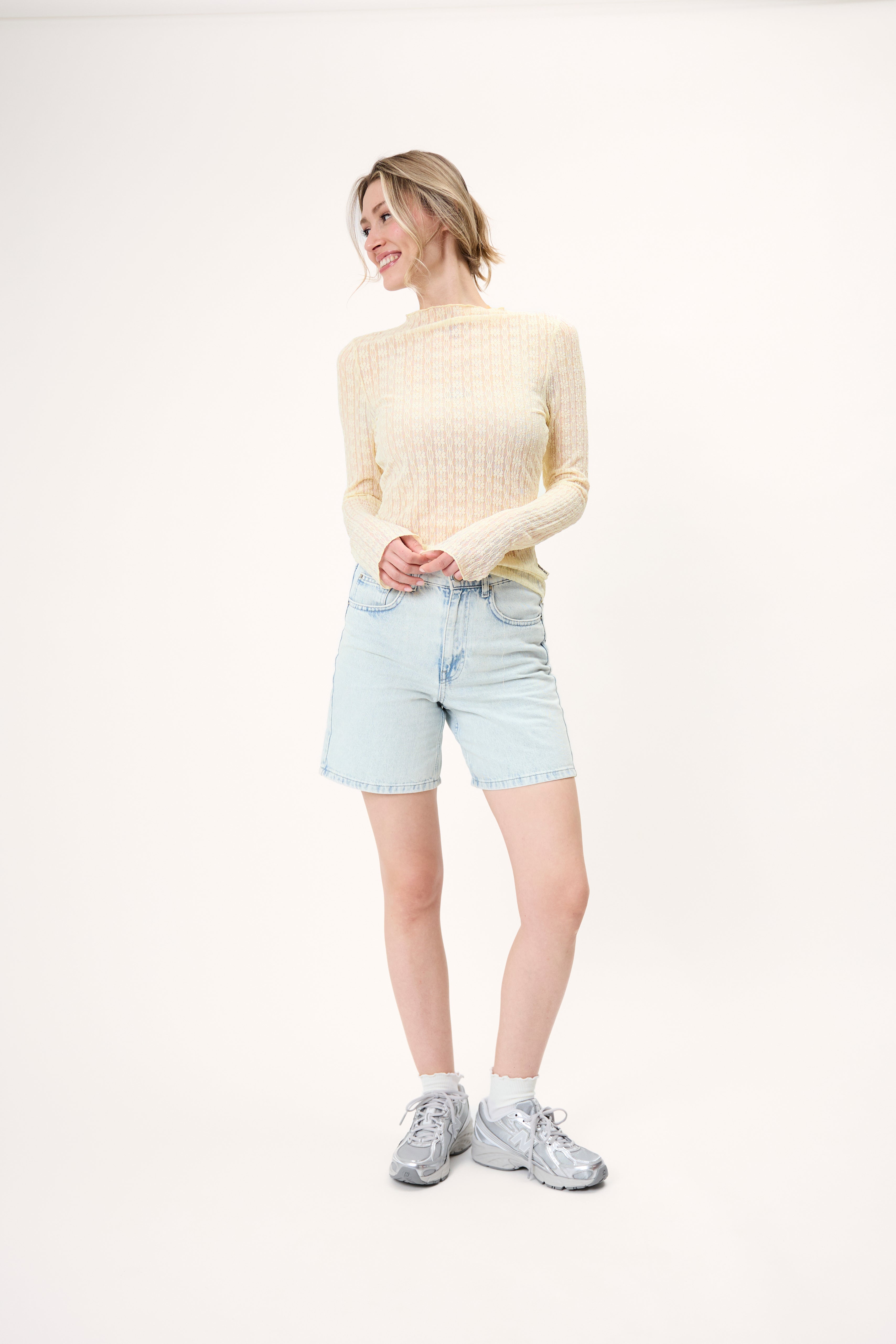 Zahara Lace Longsleeve Off White