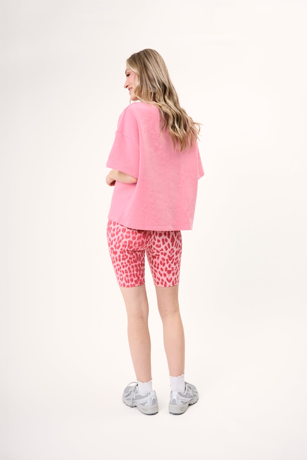 Karo Short Sleeve Sweater Light Pink