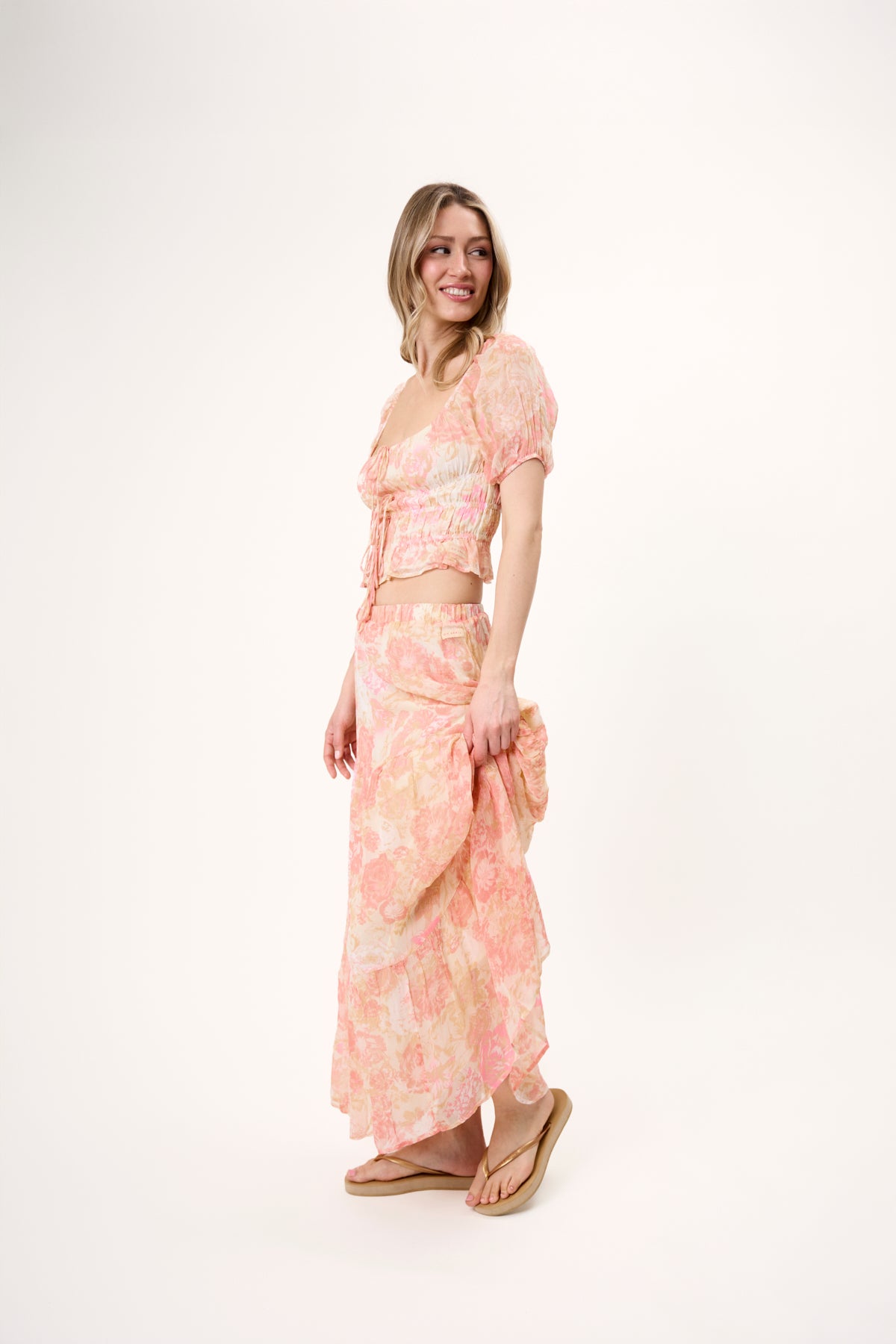 Maelle Blouse Soft Floral