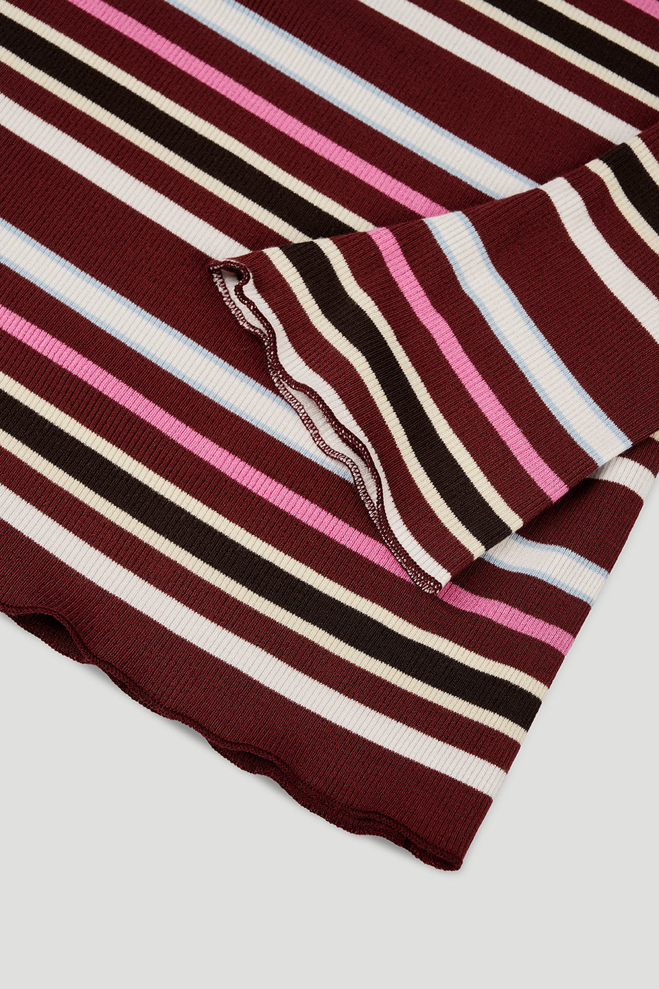 Milou Longsleeve Merlot Stripe