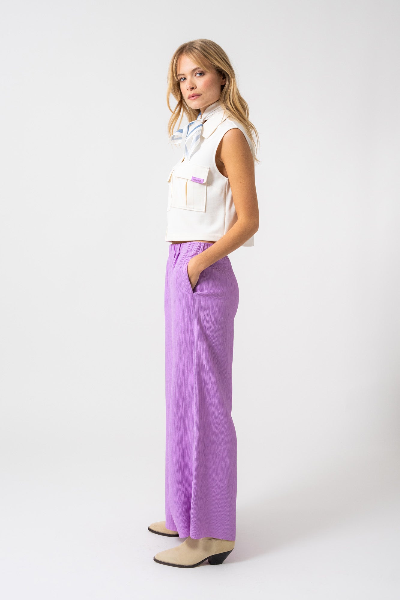 Ka Trousers Bright Lilac