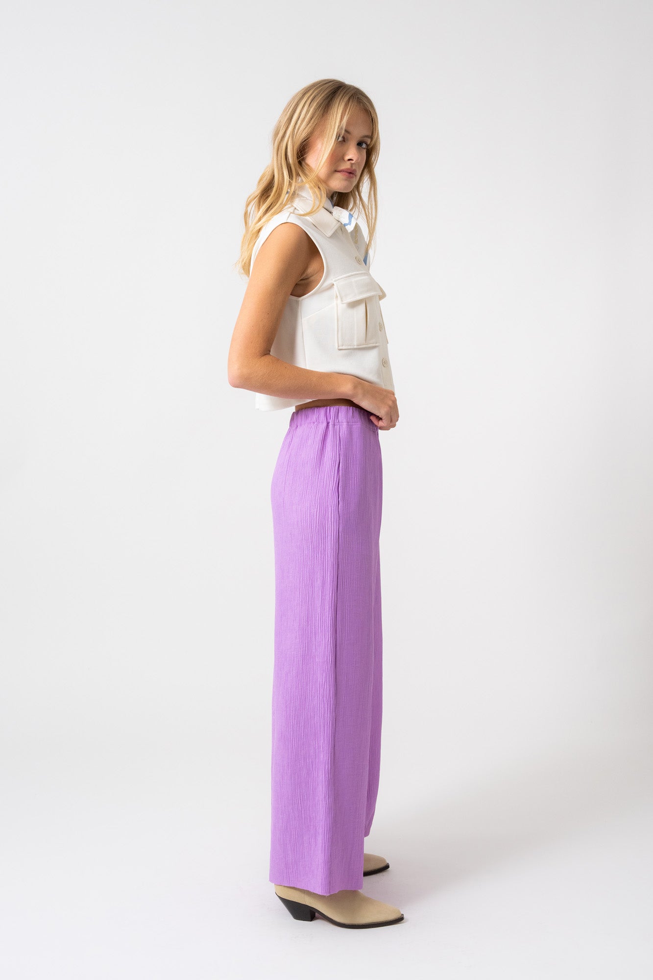 Ka Trousers Bright Lilac