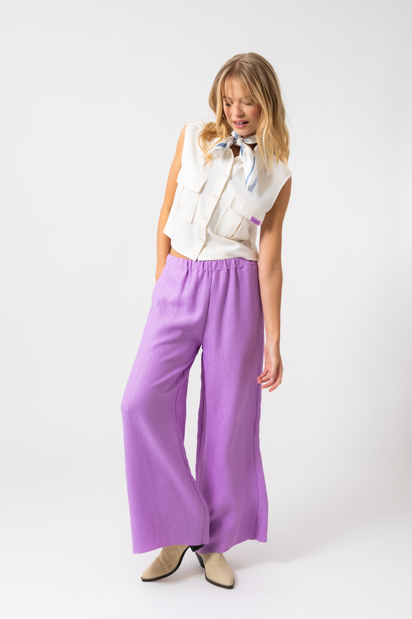 Ka Trousers Bright Lilac