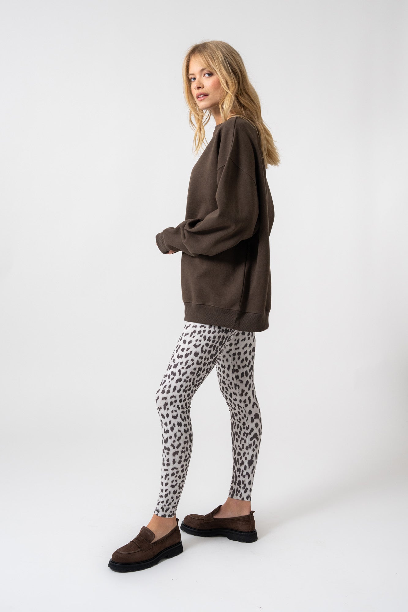 Oversized Sweater Deep Brown