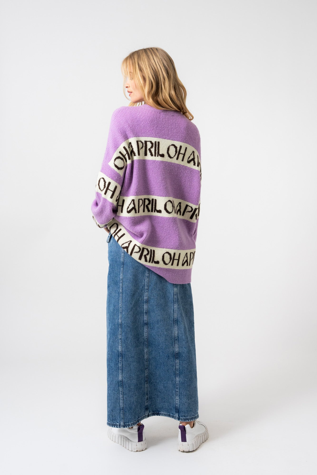 Billie Knit Jumper Bright Lilac