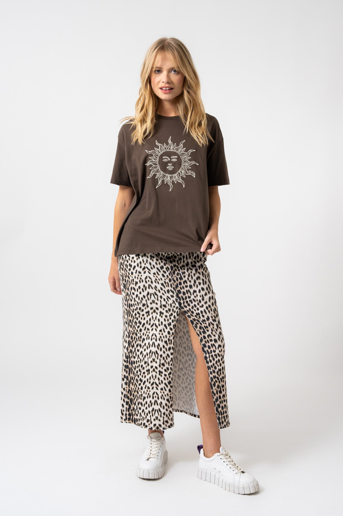 BF T-Shirt Sun Deep Brown