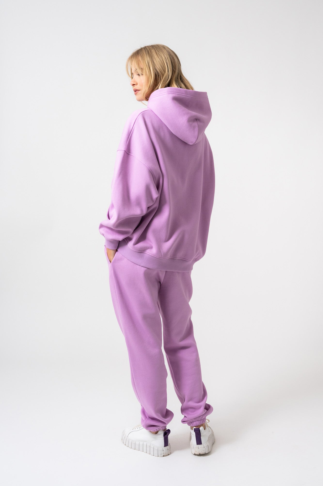 Boyfriend Hoodie Bright Lilac