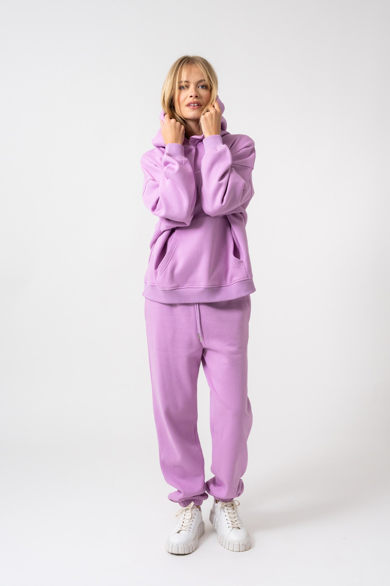 Boyfriend Hoodie Bright Lilac