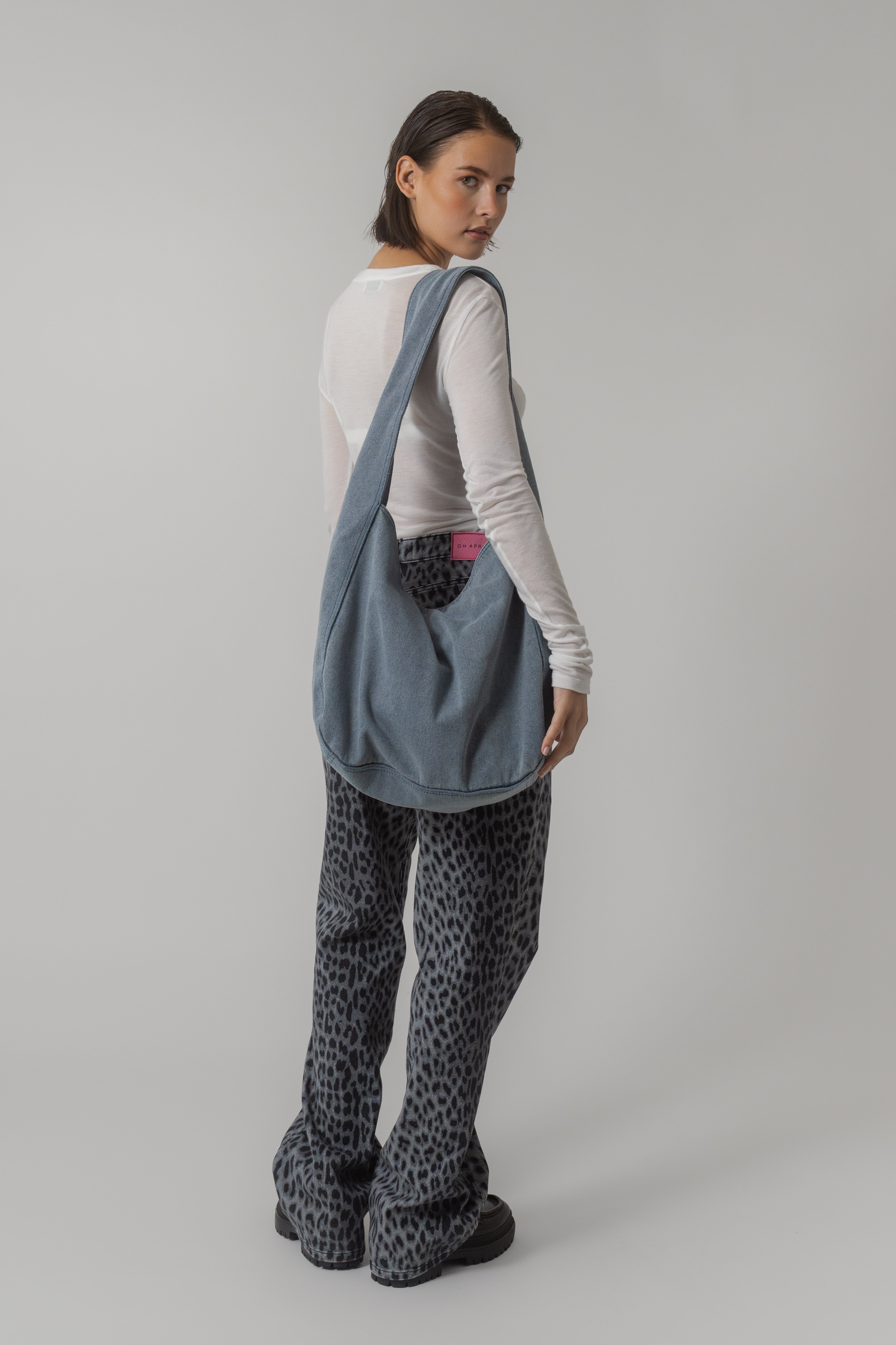 Lane Shopper Bag Denim Blue