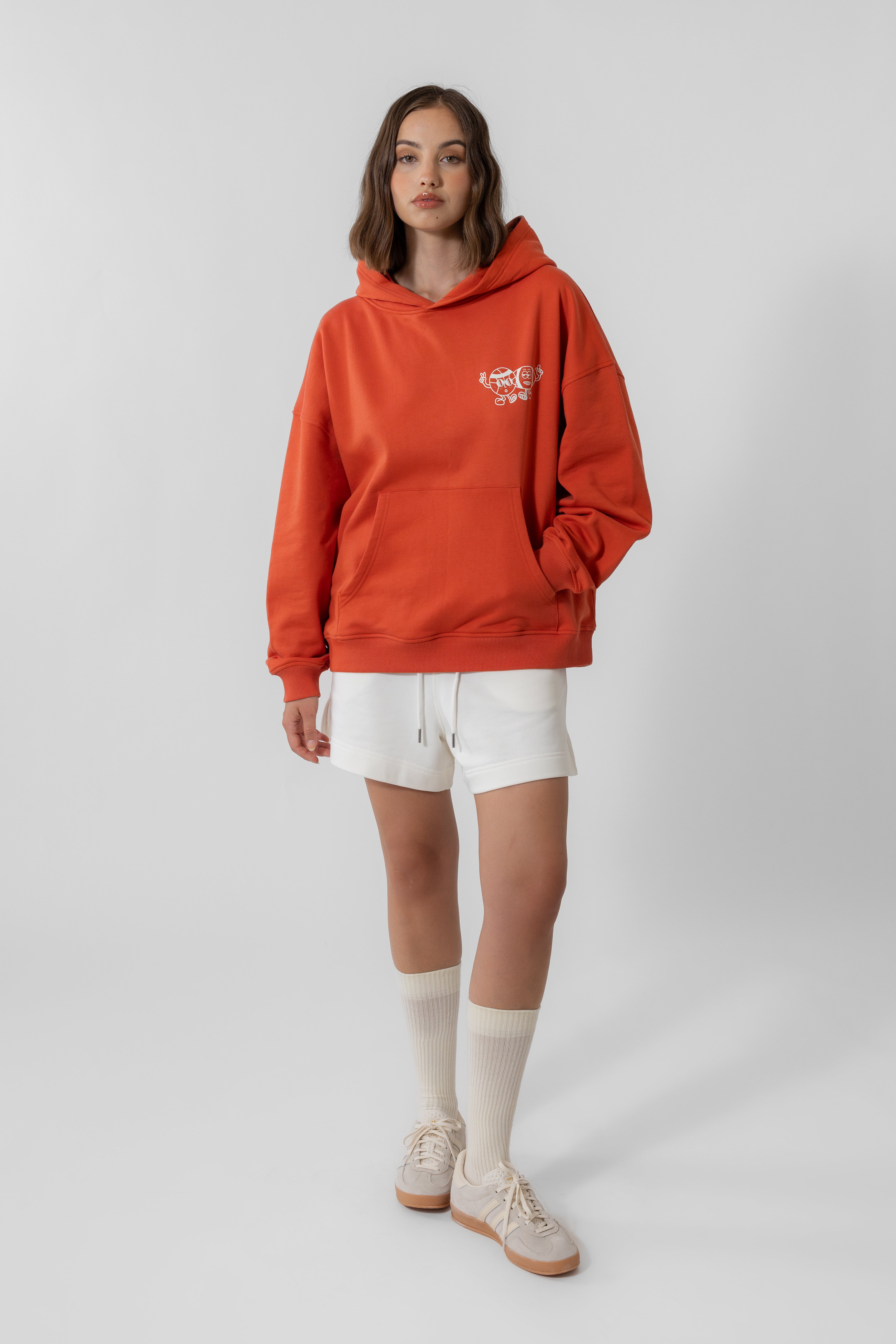 Boyfriend Hoodie Auburn Cartoon