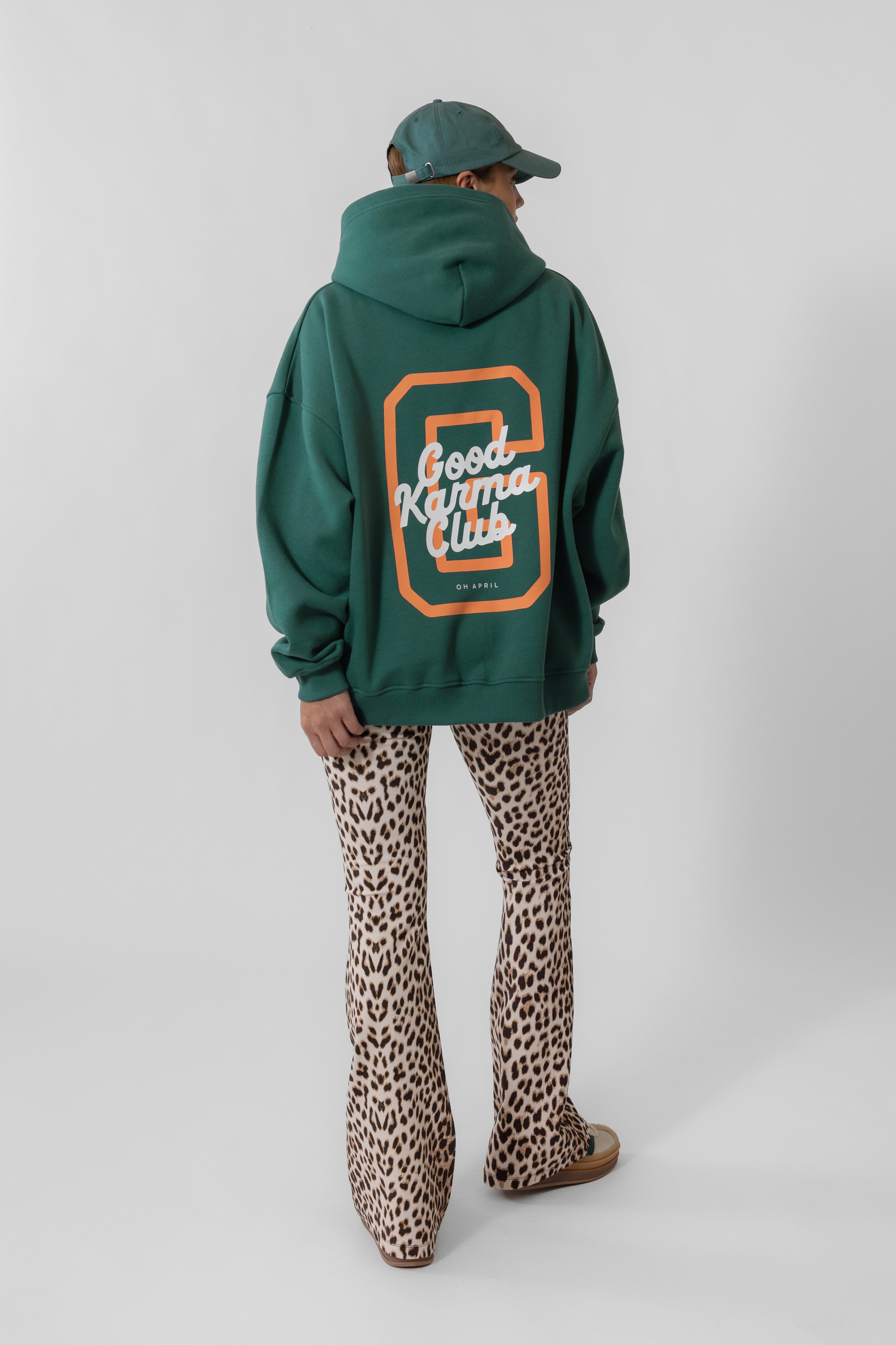 Boyfriend Hoodie Forest Green GKC