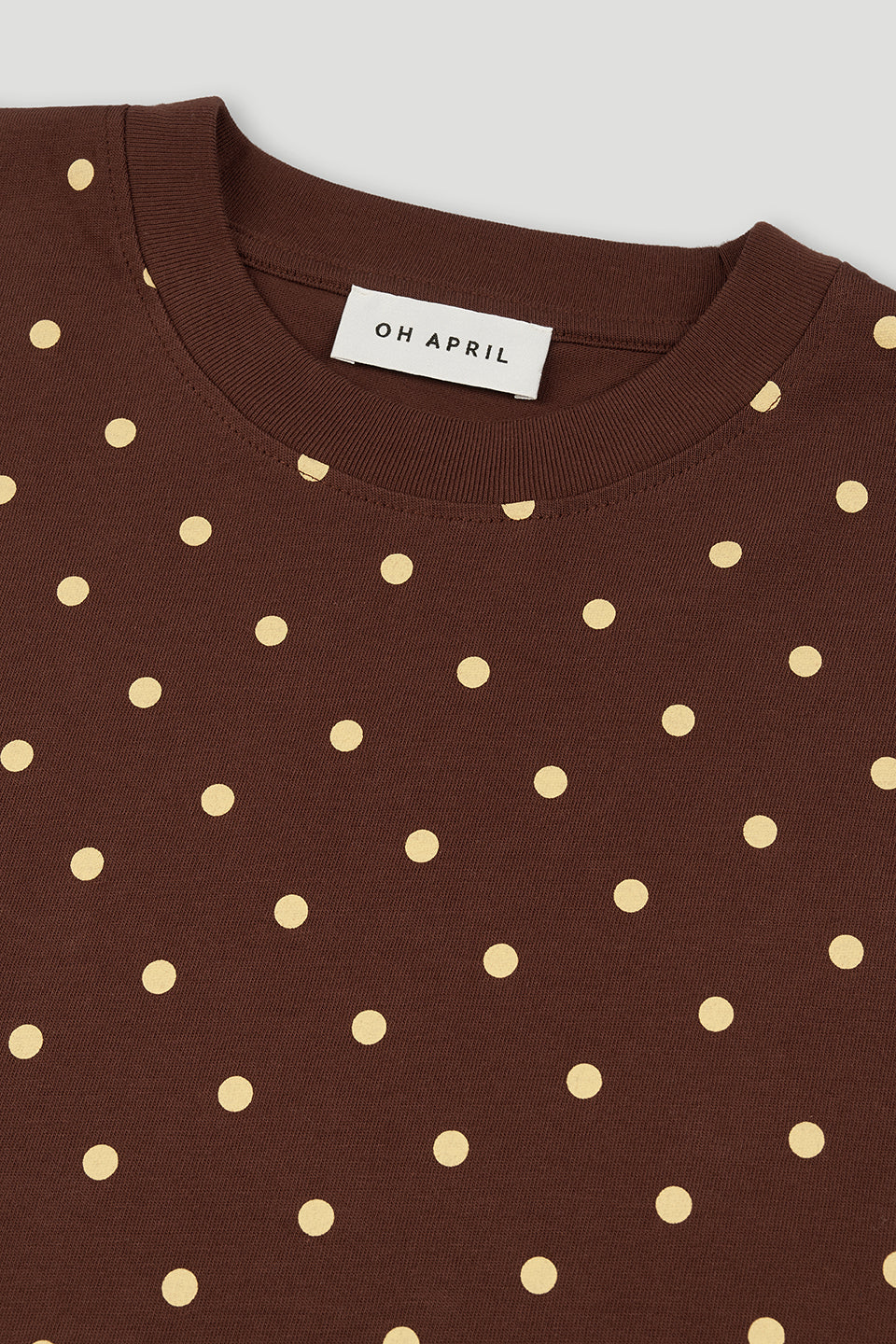 Oversized Longsleeve Little Things Cocoa Dust Polkadot