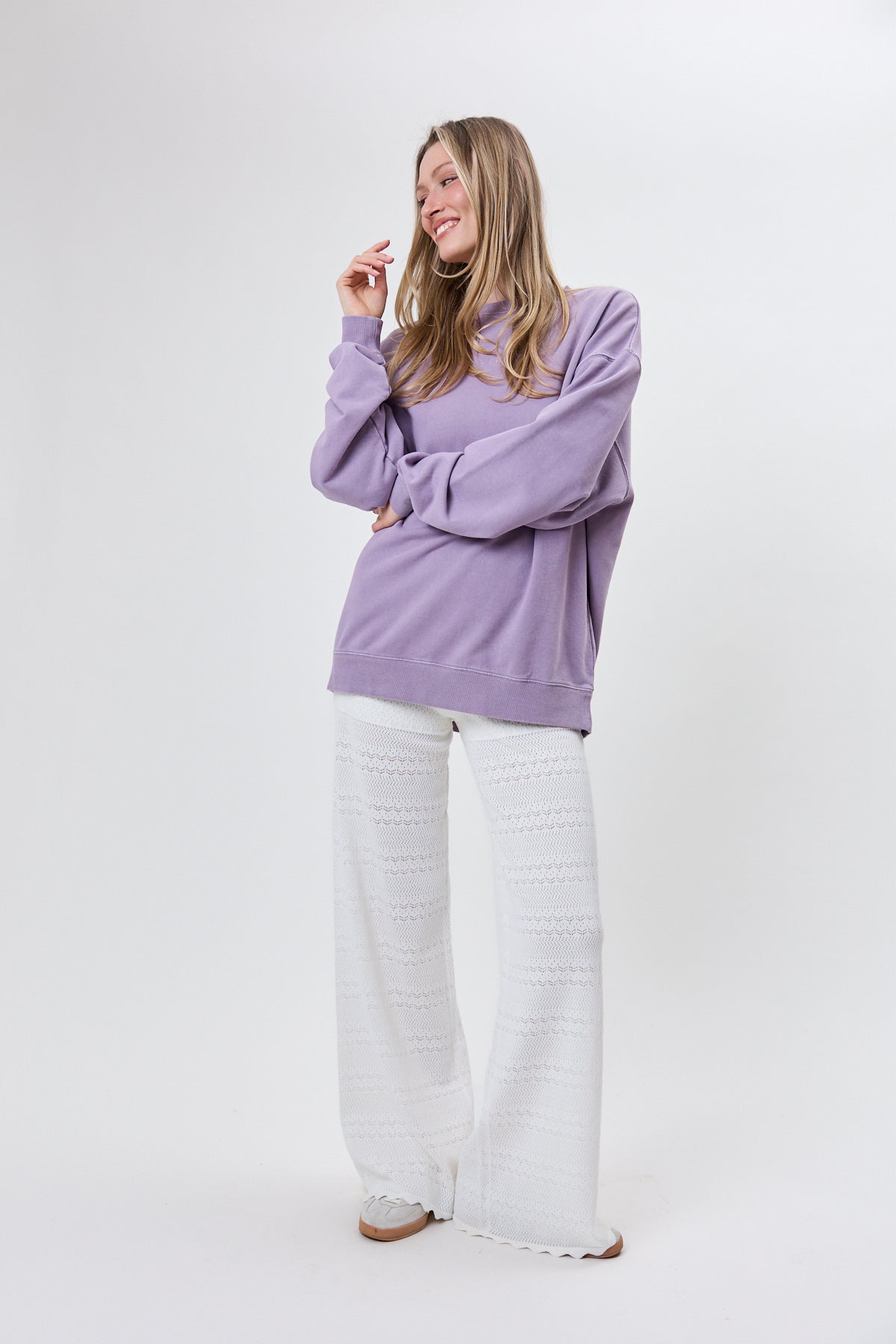 OV Sweater Farmers Market Foggy Lilac Acid