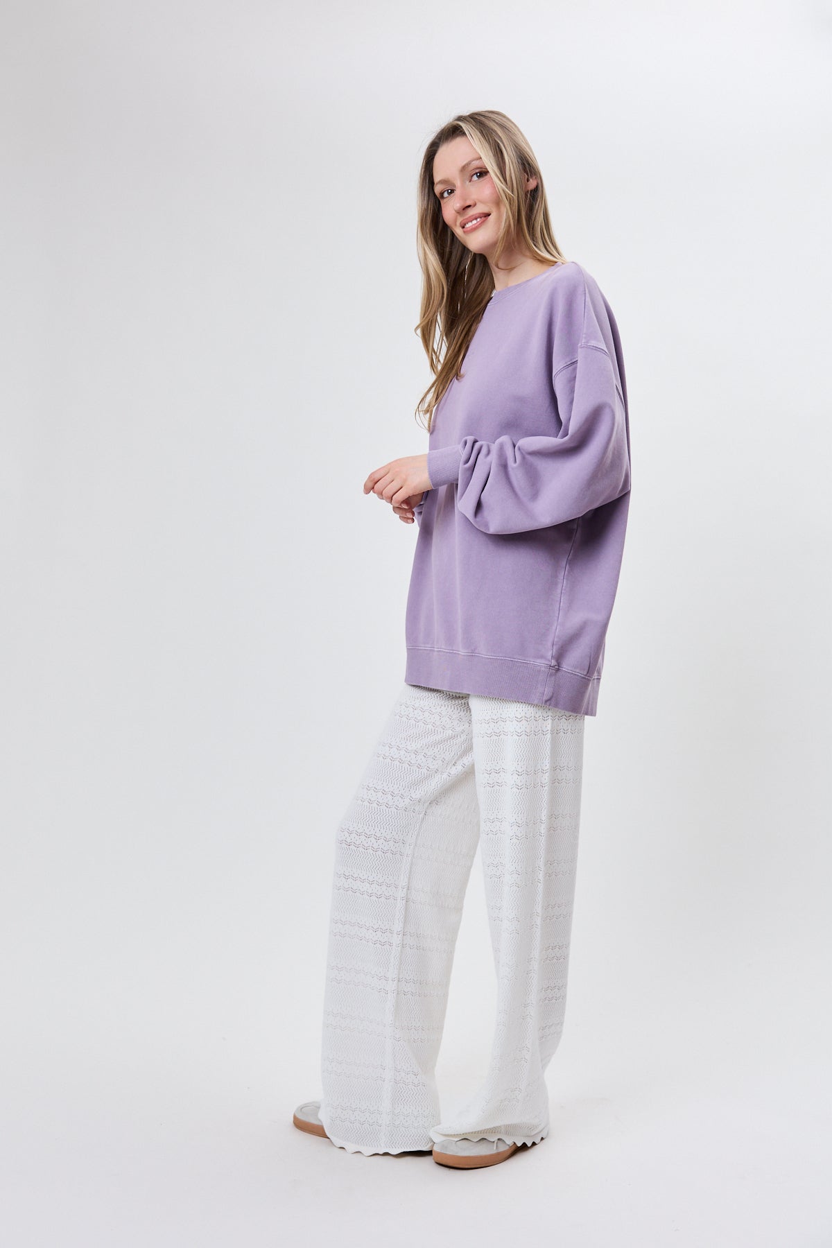OV Sweater Farmers Market Foggy Lilac Acid