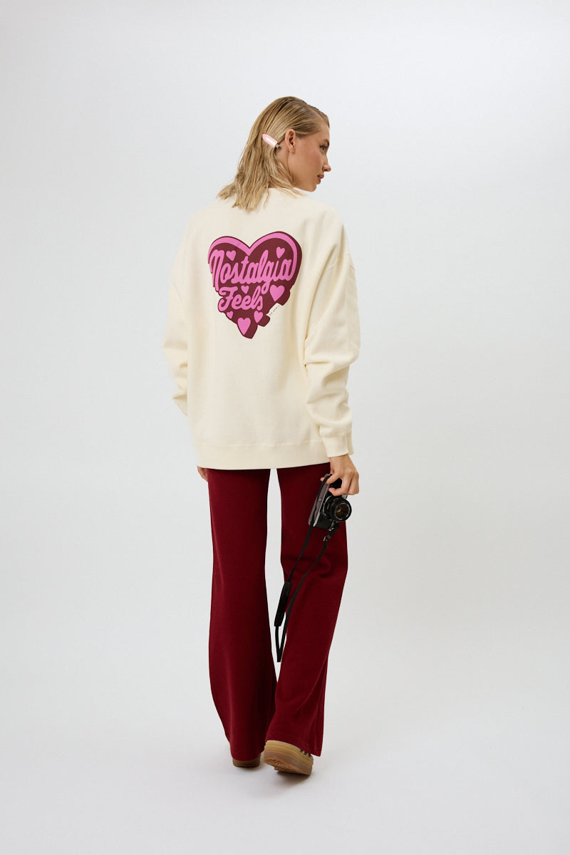 OV Sweater Nostalgia Heart Off White