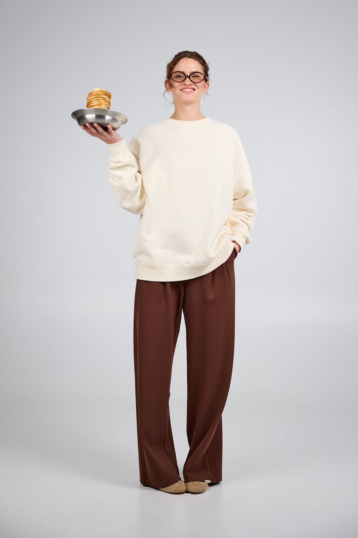 OV Sweater Pancake Off White