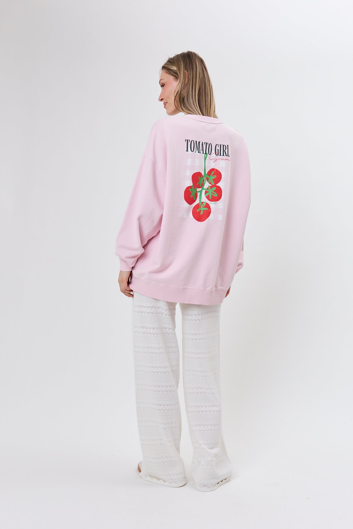 OV Sweater Tomato Girl Baby Rose Acid