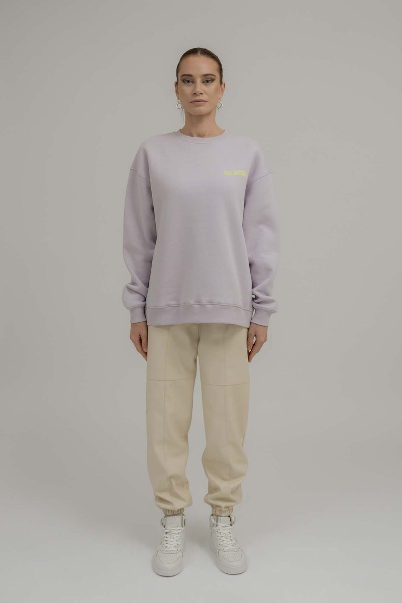 Oversized Sweater Lilac Distance Call